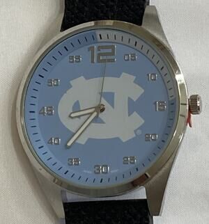 North Carolina Tar Heels Men's Watch Rubber/Silicone Band, NCAA